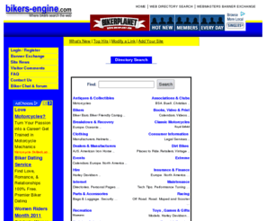 bikers-engine.com: Bikers Engine - Motorcycle Search Engine for Bikers
Motorcycle Search Engine - Where Bikers Search the Web. millions of motorcycle websites and webpages, all fully searchable. Updated everyday.