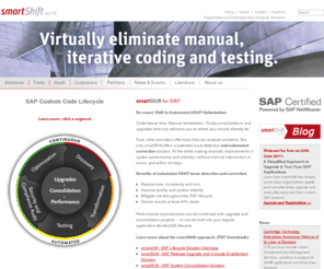 smartshift-systems.com: smartshift | IT Modernization, IT Migration, IT Transformation, SAP Upgrade and SAP Unicode Projects
smartShift is one of the leading international providers of solutions for the customer-specific, tool-based modernization of complex IT systems for medium and large enterprises.