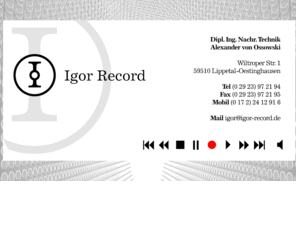 igor-record.com: Igor Record
Igor Record