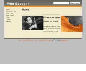 spaepen.com: Wim Spaepen
wim spaepen,violin, musician, violist, violinist, violin player, violin music, music