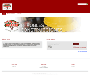 ffrobles.com: inicio - FF ROBLES CONSTRUCCIONES
