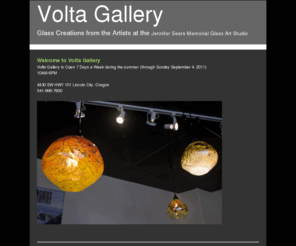 voltaglass.com: Volta Glass Gallery, Lincoln City Oregon
