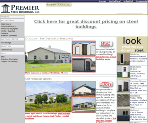 premiersteel.org: steel buildings | metal buildings | steel building | prefab steel buildings
Premier Steel Buildings, Inc.| pre-engineered prefab steel buildings, prefabricated steel buildings and metal buildings.