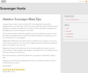 scavengerhunts.info: Scavenger Hunts
Scavenger Hunts