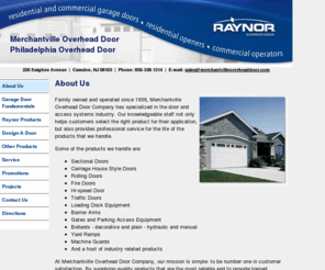 garagedoornj.com: Merchantville Overhead Door
Merchantville Overhead Door Company has specialized in the door and access systems industry