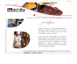 mardu.es: Empresa - Exclusivas Mardu S.L.
alimentación y bebidas