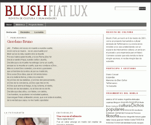 revistablush.com.ar: 
Blush | Fiat Lux
