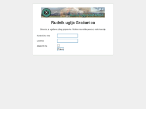 rudnikgracanica.com: Welcome to the Frontpage
Rudnik uglja Gračanica