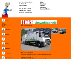 hts-umwelttechnik.com: HTS - S. Heimann GmbH - Startseite
Dieses ist der Internetauftritt von HTS - S. Heimann GmbH