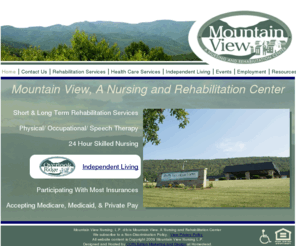 mountainviewnrc.com: Home
Mountain View, A Nursing and Rehabilitation Center provides rehabilitation and nursing care services. Through Overlook Ridge, located on our campus we also independent living options.