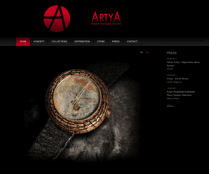 dominiquecirpka.com: ARTYA | A new contemporary dimension in the art of watchmaking
Artya est une marque suisse de Haute Horlogerie d'Art qui allie le savoir-faire horloger haut de gammme à l'art contemporain. Artya, High Watchmaking of Art, is a Swiss brand which allies the watchmaking know-how high-end to the contemporary art.