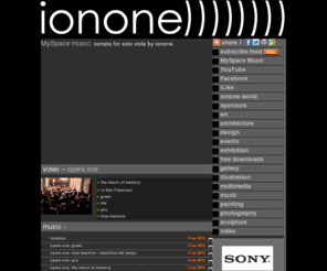 ionone.com: ionone  live :: music, video, multimedia, installation, free music download
ionone live: music, video, multimedia, installation, free music download 