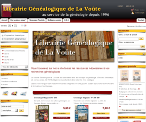 librairie-genealogique.com: Librairie Généalogique de La Voûte - Librairie Généalogique de La Voûte
Toutes les ressources pour vos recherches généalogiques