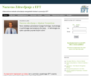 zdravljenje.com: Naravno Zdravljenje z EFT
Alternativne metode zdravljenja energetskih blokad s pomočjo EFT