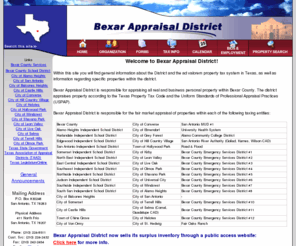 How do you use the Bexar Appraisal District website?