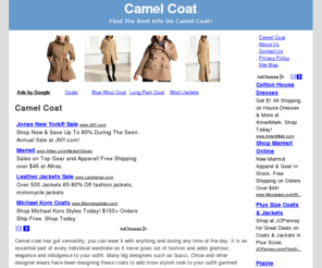camelcoat.net: Camel Coat
Camel Coat