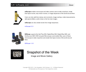 edhsw.com: EdH Software
Mac microscope software.