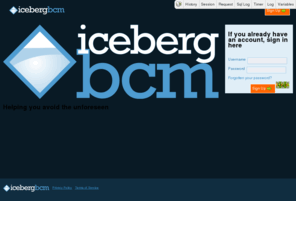 bcmhub.com: Iceberg BCM : Home
Iceberg BCM - business continuity planning and management software