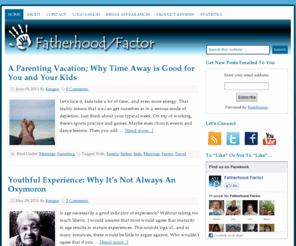 fatherhoodfactor.com: Fatherhood Factor Blog| Tips and advise for the active father.
The fatherhood factor is your source for expecting, new and current fathers trying to be the best dad they can be.