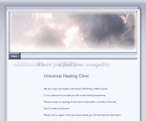 uhclinic.com: Home - Well Being Spa Clinic
A WebsiteBuilder Website