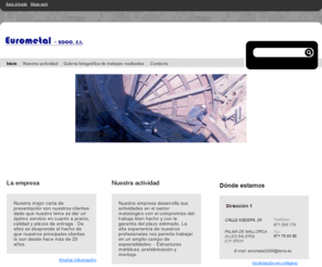 eurometal2000.es: inicio - EUROMETAL 2000 S.L.
