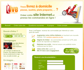 livepepper.fr: Sites Internet pour la Livraison à Domicile et la Vente à Emporter - LivePepper
