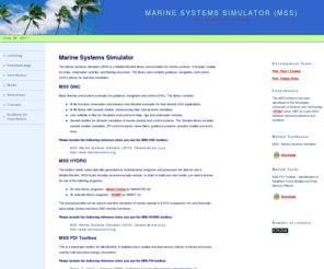 marinecontrol.org: Marine Systems Simulator - MSS
