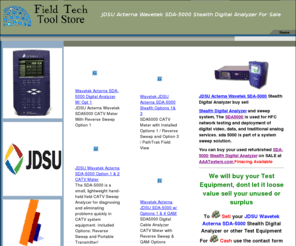 sda5000forsale.com: JDSU Acterna Wavetek SDA-5000 Stealth Digital Analyzer SDA5000 buy sell For Sale
JDSU Acterna Wavetek SDA-5000 Stealth Digital Analyzer SDA5000 SDA 5000 buy sell