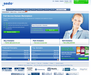 www-sedo.com: Sedo - The world's leading domain marketplace - Sedo.com
Buy and sell domains and websites with Sedo.com. Over 13 million domains and websites are for sale in our marketplace! Sedo's services include domain parking, appraisals, and brokerage.