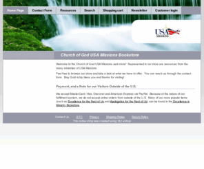 lifebuilders.to: Home Page - Welcome to Church of God USA Missions Bookstore!
The online resource center for the USA Missions division of the Church of God.