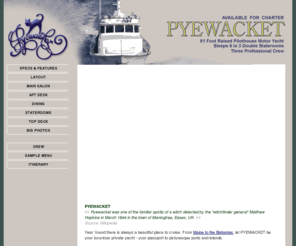 yachtpyewacket.com: Pyewacket - Broward Motor Yacht - Available For Charter
Pyewacket is an 80 Foot Broward Marine Power Motor Yacht Available For Florida Charter, New England Charter, and Bahamas Charter.