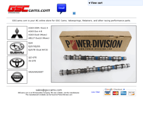 kelfordcamshafts.com: GSC Cams
GSCcams.com is your #1 onlinse store for GSC Cams, Valvesprings, Retainers, and other racing performance parts.