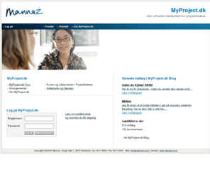 myproject.dk: MyProject.dk - Det virtuelle mødested for projektledere - Mannaz.
