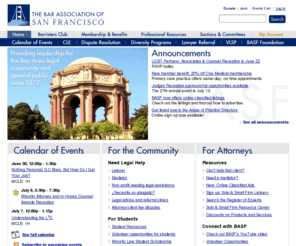 sfbar.org: The Bar Association of San Francisco
