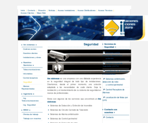 itmseguridad.com: itm sistemas :: equipos de seguridad y telecomunicaciones, central receptora de alarmas, informática
itm sistemas es una empresa dedicada al mundo de la seguridad y las telecomunicaciones, abarcando una gran cantidad de campos de trabajo en estas materias y aportando soluciones globales al cliente. Estamos en Cartes, Cantabria.