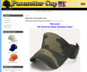 pacesettercap.com: Pacesetter Cap!, The all American Caps
Pacesetter Cap! :  - 3 Part 5 Panel 6 Panel ecommerce, open source, shop, online shopping,cap, caps, basball caps