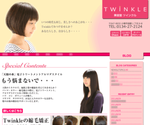 star-twinkle.net: 小樽の美容室ツインクル_TWINKLE
小樽市の美容室 ツインクル TWINKLEのホームページです。カット・カラー・パーマはもちろんエクステンションや縮毛矯正がお客様にとっても好評。着付けのご相談承ります