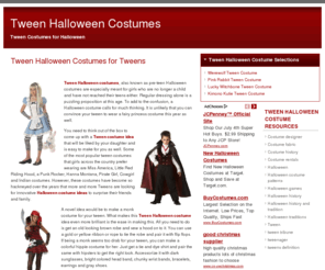 tweenhalloweencostumes.org: Tween Halloween Costumes | Halloween Costumes for Tweens | Tween Costumes
Tween Halloween Costumes - Shop for the best Halloween costumes for Tweens online...find various Tween costumes and costume ideas