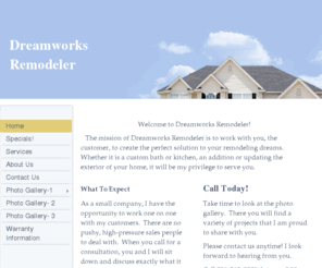 dreamworksremodeler.com: Dreamworks Remodeler - Home
 A full service remodeling company that cares about you.