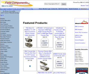 fieldcomponents.com: Field Components | Field Components Cables, Tools, Parts
field components, field components cables, tools, parts, electronic components, fiber optics