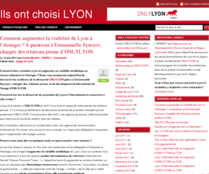 ilsontchoisilyon.com: Ils ont choisi Lyon
Le blog d'OnlyLyon