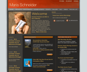 mariaschneider.com: Maria Schneider
