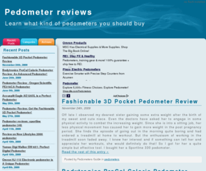 pedometersguide.com: Pedometer reviews
Learn what kind of pedometers you should buy