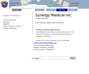 synergymedicalonline.com: Main
planet medical inc provides information systems and instruments for clinical pathology and biotech laboratories.