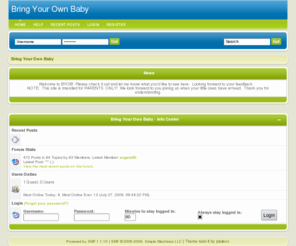 bringyourownbaby.com: Bring Your Own Baby - Index
Bring Your Own Baby - Index