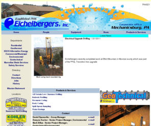 pageotechnical.com: Geotechnical Services
Eichelbergers Inc. geotechnical services.