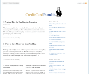 creditcardpundit.com: Credit Card Pundit — Credit Cards, Shopping and Personal Finance News
Credit Cards, Shopping and Personal Finance News