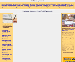 draftleaseagreement.com.au: draft lease agreement
Comprehensive Draft Lease Agreement professionally prepared templates so easy to use, can be used time after time at no extra cost. Draft Lease Agreement All australian states available for immediate download.