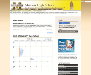 missionhs.org: Mission High School: Home Page
