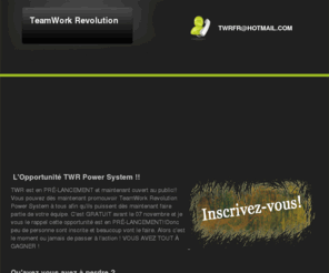 unrevenupourlavie.com: TeamWork Revolution
 